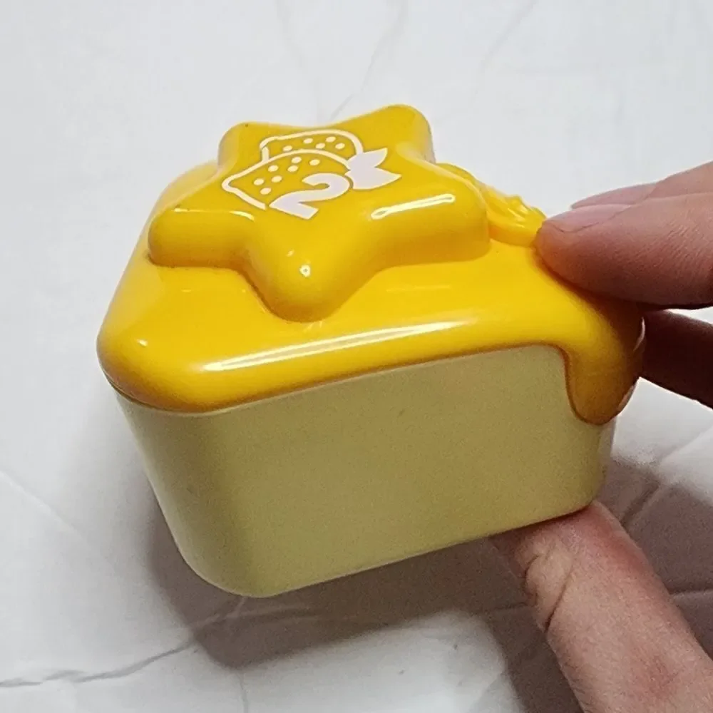 Leap Frog Tea Party Replacement Lemon Yellow Cake Piece Toy Food Pretend Star #2